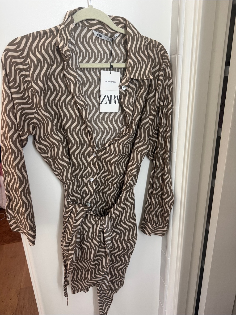 Zara Zig zag Dress